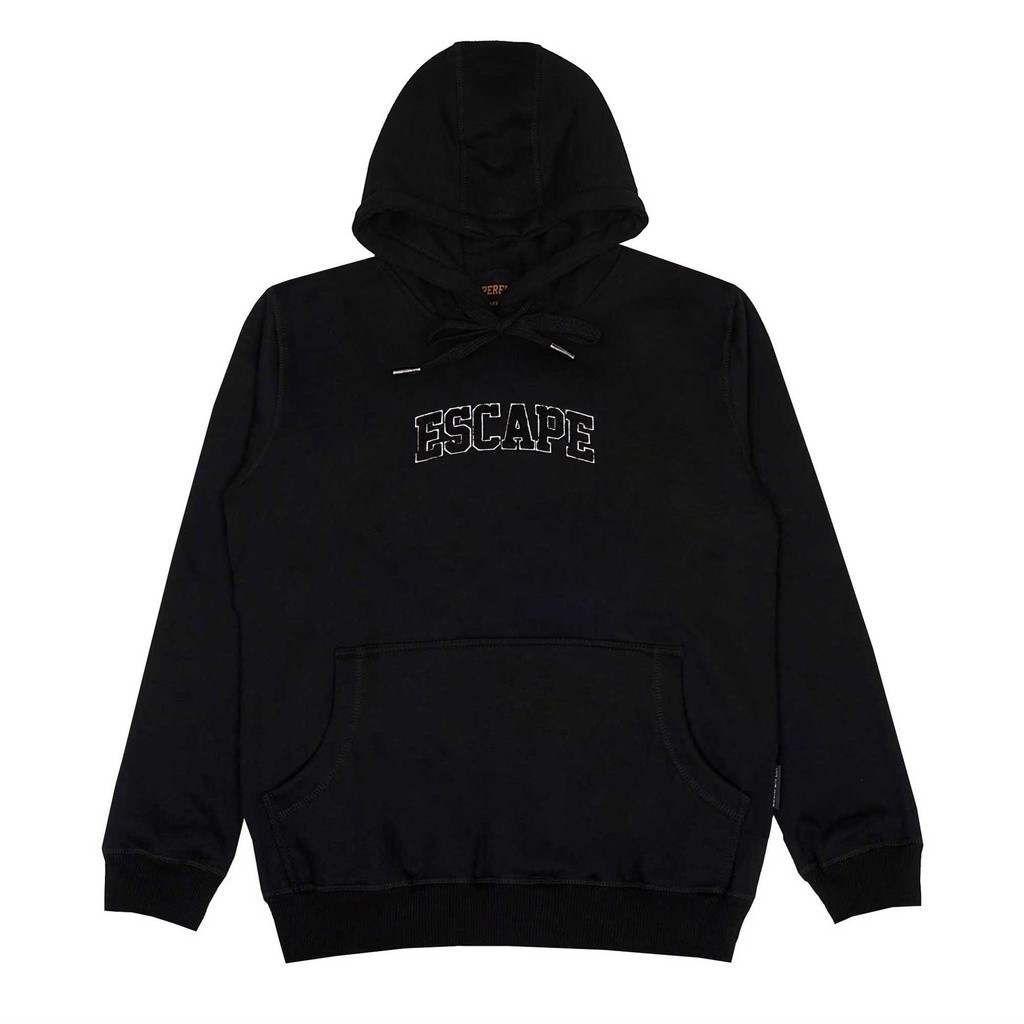 VITASSTOREE Escaperfect Hoodie Furry - Black Hoodie Pria