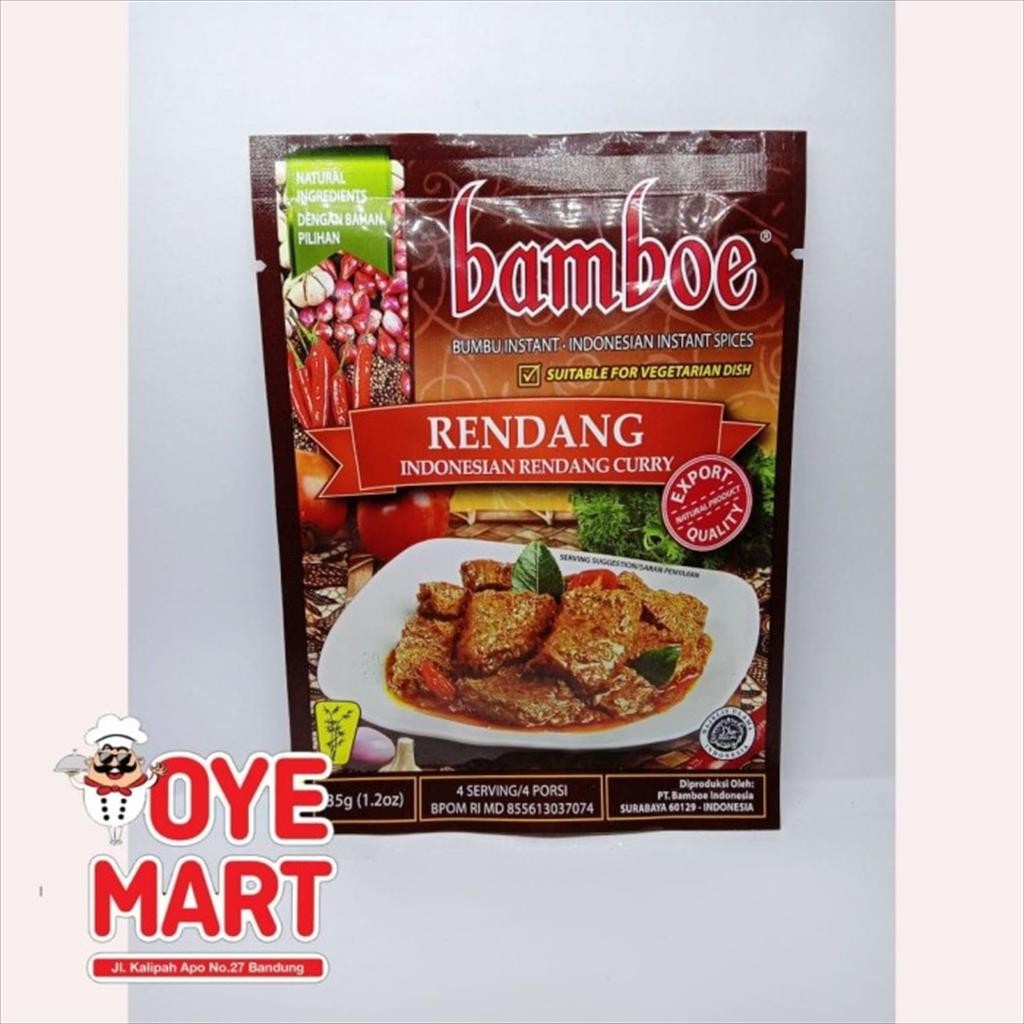 

BAMBOE BUMBU RENDANG INSTAN 35GR HARGA PROMO