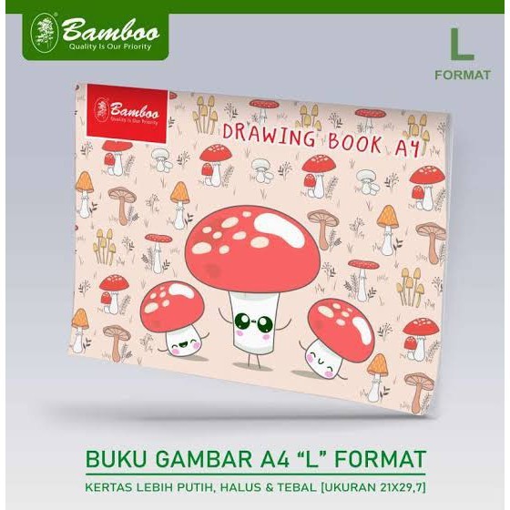 

BUKU GAMBAR A4/BAMBOO/DRAWING BOOK