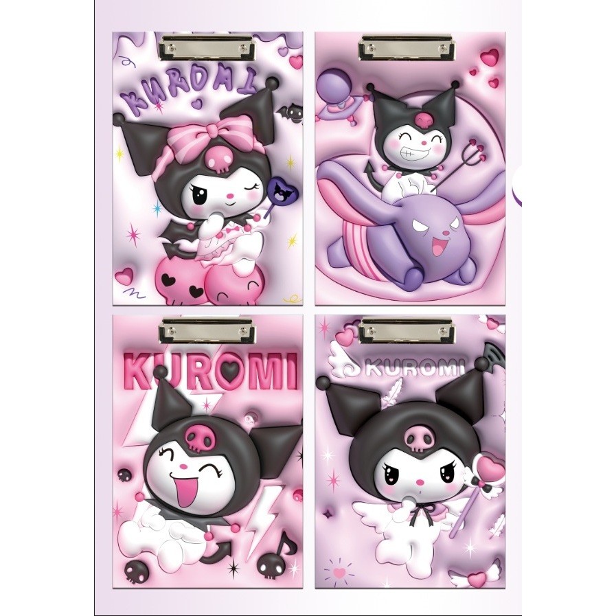 

Clipboard Papan Ujian Papan Jalan Klip A4 3D 3 Dimensi Alat Tulis Stationery OSM-ST0507 Kuro