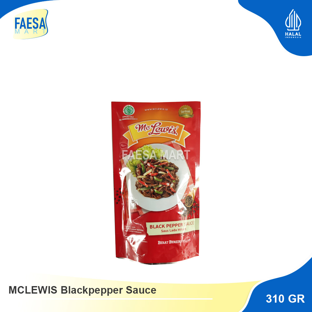 

MCLEWIS Blackpepper Sauce 310gr