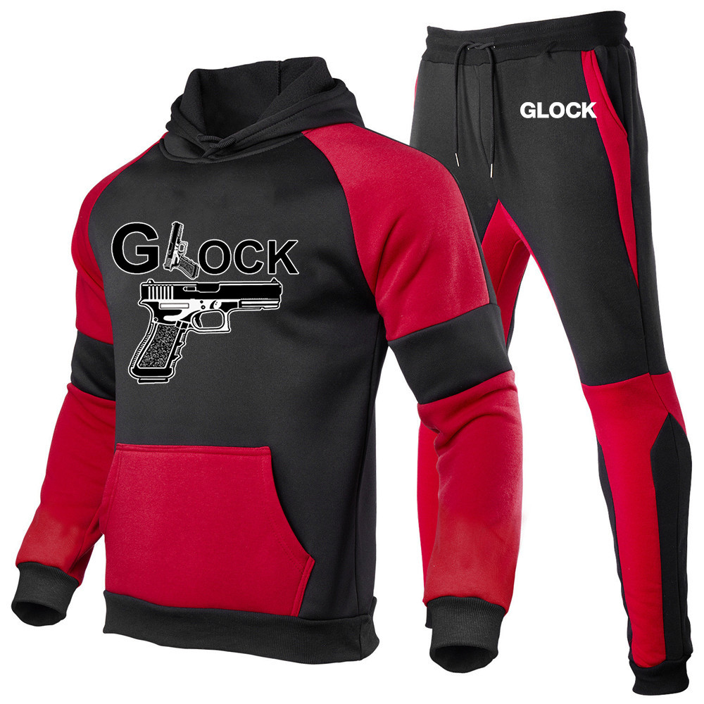 Glock Perfection Shooting 2024 New Men's Spring Autumn Zipper Hoodies Sweatpant Harajuku Sports Grad