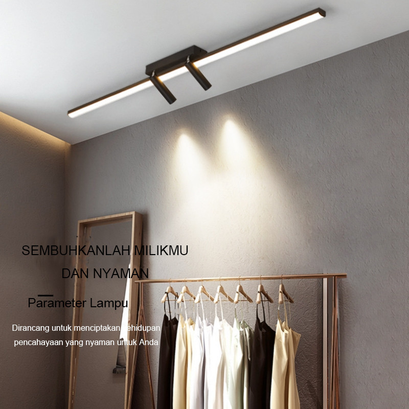 QH Lampu Hias Strip Panjang Dengan Lampu Plafon Minimalis Lampu Sorot Lampu Plafon Led