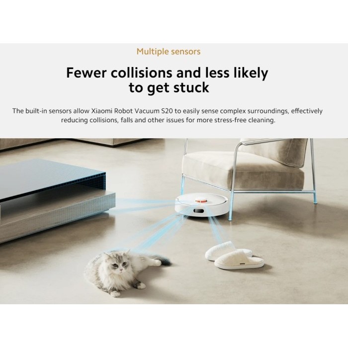 Xiaomi Robot Vacuum S20 and Mop 5000Pa Suctions LDS Navigation