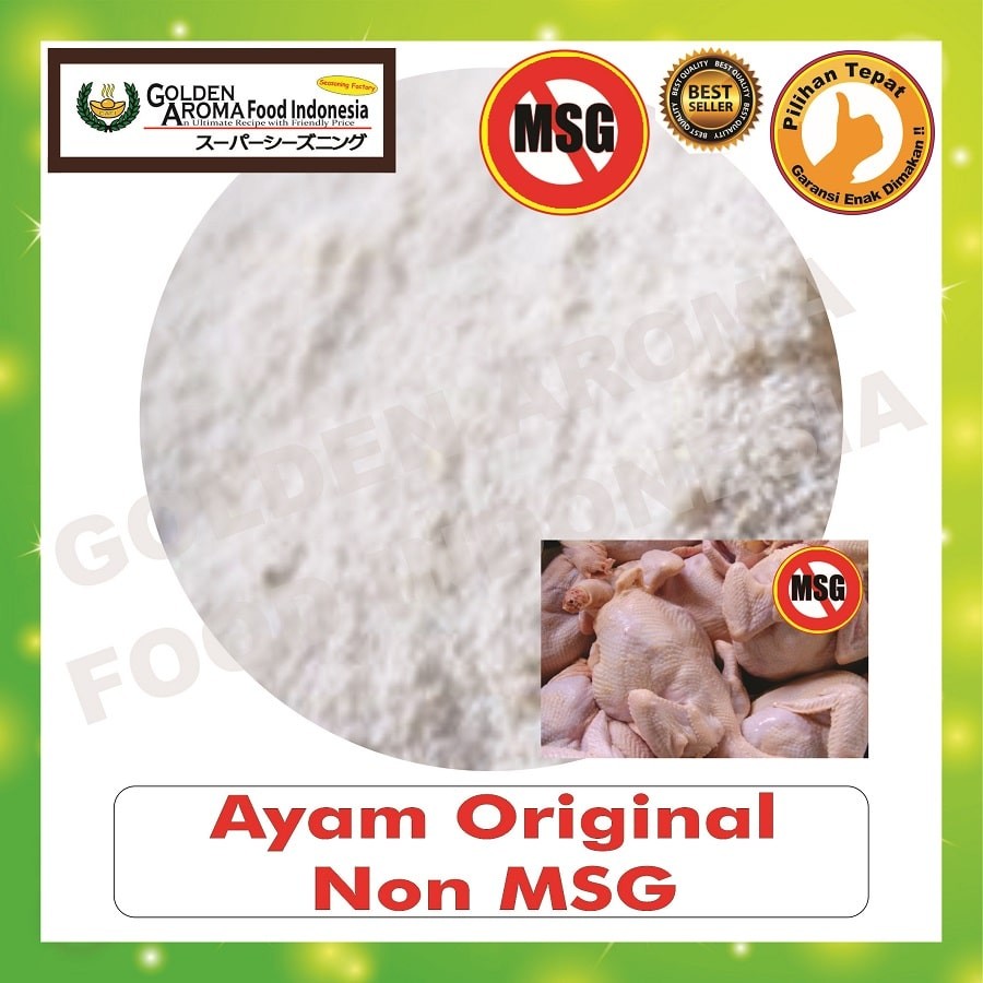 

Bubuk Tabur Rasa ayam original Non MSG 70Gr Bumbu Masak Serbaguna Enak Murah Halal Seasoning Powder