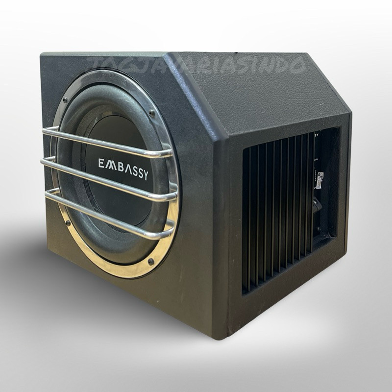 Bastube Embassy Double Subwoofer 8 inch Aktif Subwoofer Embassy ZEUS