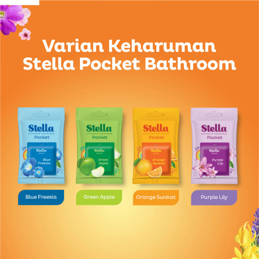 STELLA POCKET BATHROOM FRAGRANCE pengharum kamar mandi protect