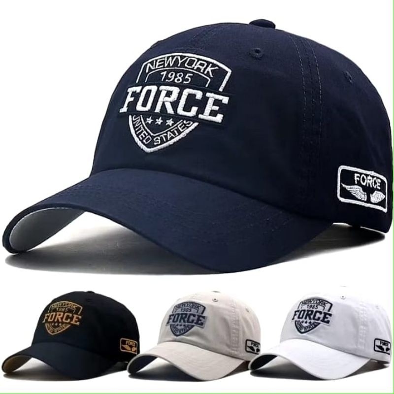 Topi Pria Distro Force/ Topi Pria Wanita Terbaru/ Topi New York Force