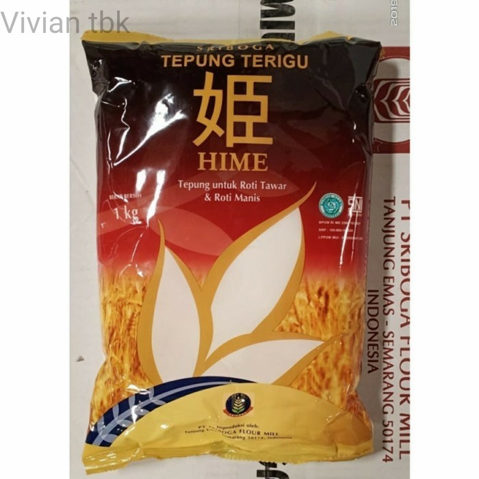 

vv Tepung Terigu Sriboga Double Zero / HIME 1kg Premium - HIME