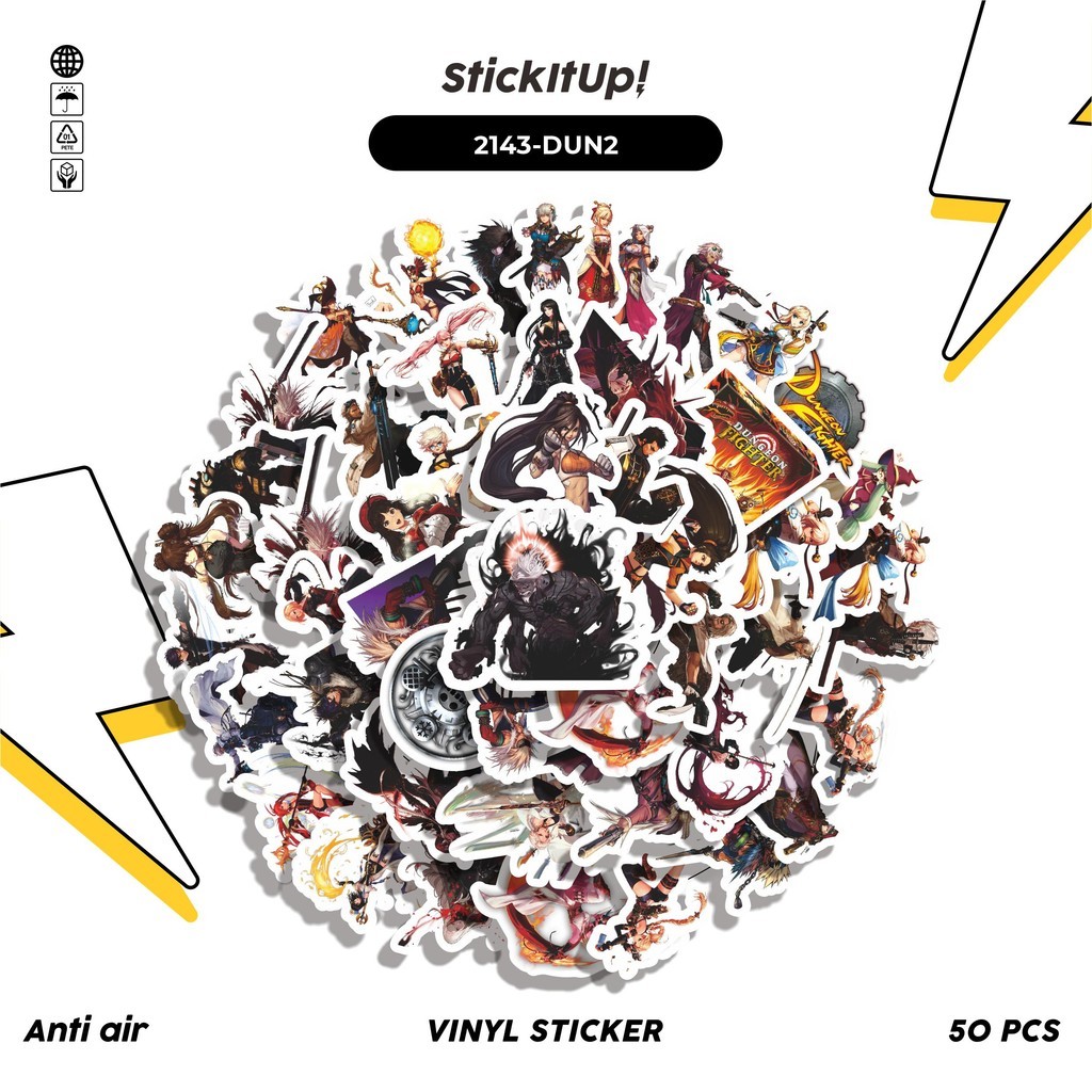 

COD✨ 50 Pcs Stiker GAME SERIES DUNGEON FIGHTER CHAR MIX 02 Lucu Anti Air Untuk Dekorasi Notebook Sepeda Skateboard Handphone DIY