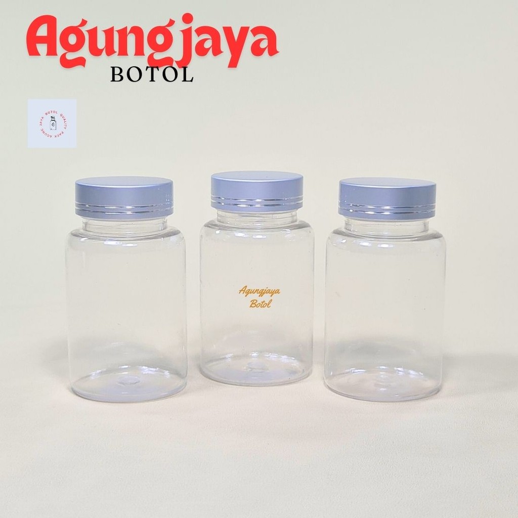 Botol Fs 120 ml Natural / Botol Plastik / Botol Obat / Botol Kapsul / Botol 120 ml