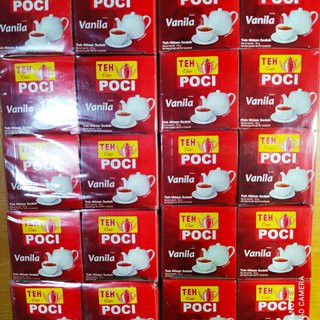 

️YERAH GROSIR TEH CAP POCI VANILA BUBUK 50GR ISI 10PCS