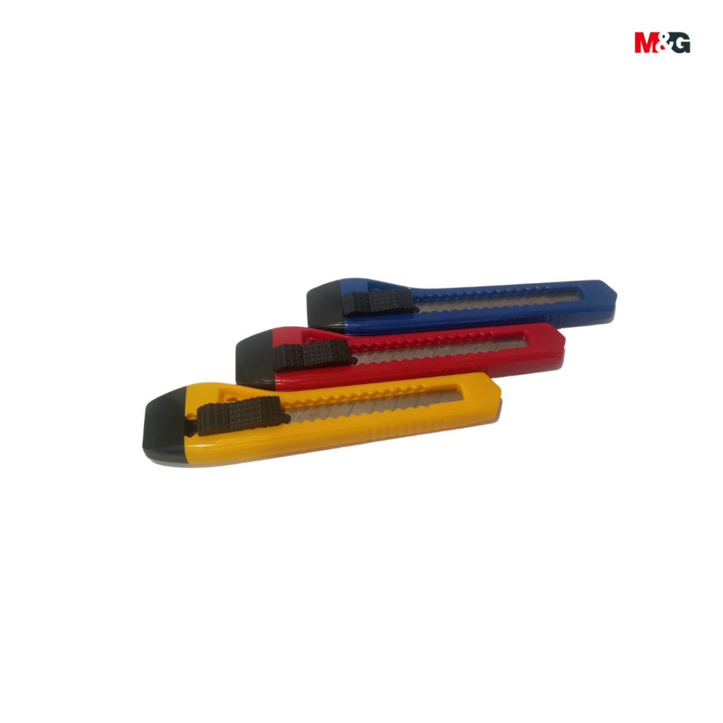 

Cutter M&G Utility Knife 18mm 3 Warna Wide Blade #ASS913J5 - SHAGB