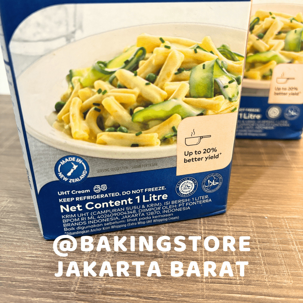 

RB Anchor Cooking Cream Extra Yield 1 Liter Krim Masak 1L