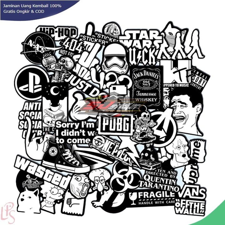 

STIKER LOGO HYPEBEAST GRAFFITI STICKER VINYL LAPTOP WATERPROOF DIY HP MOTOR GITAL HELM ST031