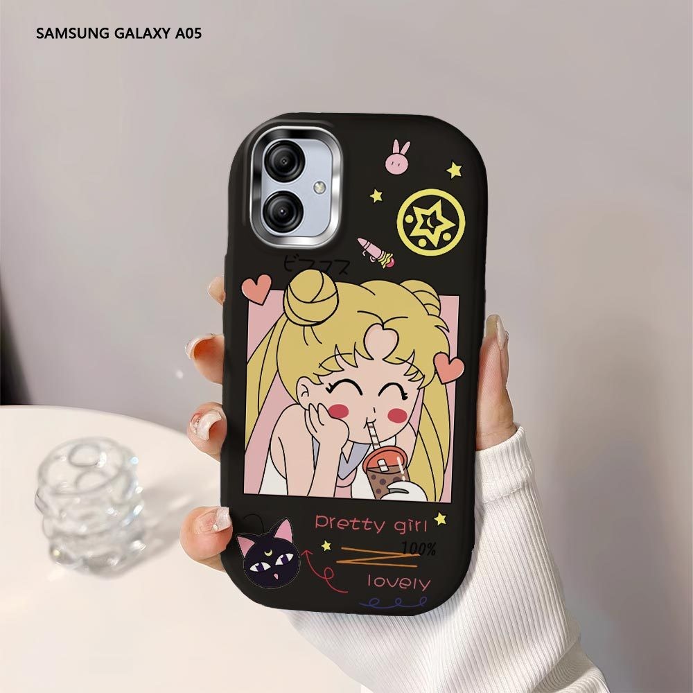Softcase Untuk Samsung Galaxy A05 A05S A04 A04E A03S A03 Core A02 Anime Cute Sailor Moon Back Cover 