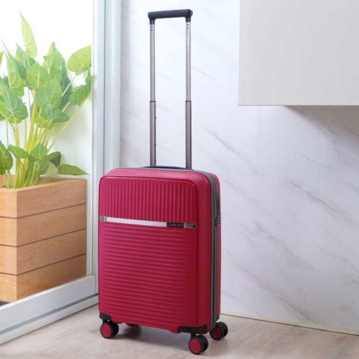 Ace - Luggo String Tas Koper Hardcase Suitcase 20 inch 24 inci 28 inci - Merah I Hitam I Hijau