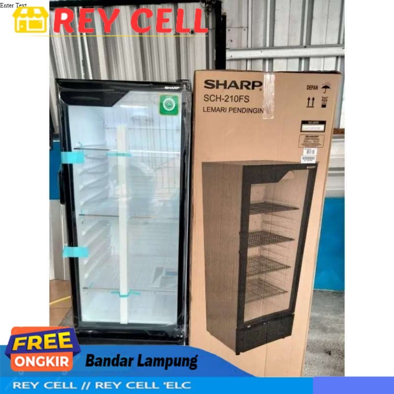 SHARP - SHOWCASE 200 LITER SCH-210FS / SCH-210FS GARANSI RESMI