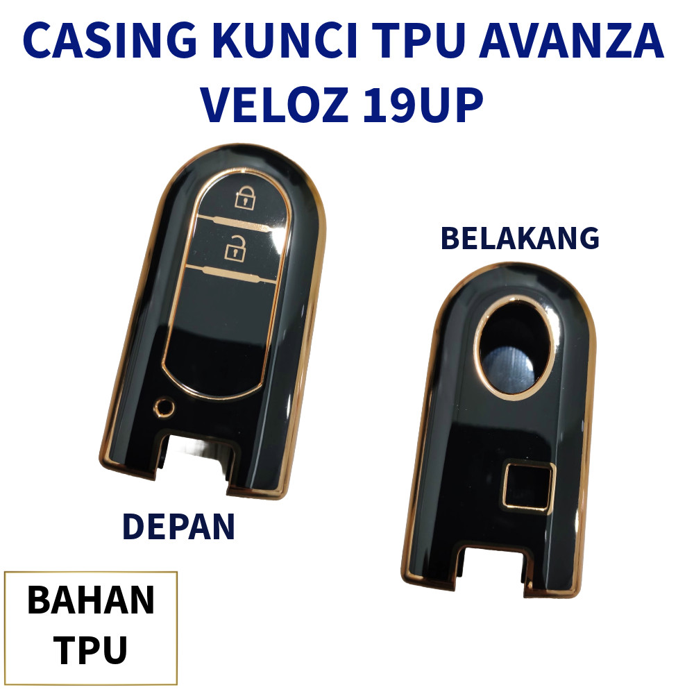 Casing Kunci Bahan TPU Mobil Avanza Xenia Veloz 2019 2020 2021 Variasi Pelindung Kunci