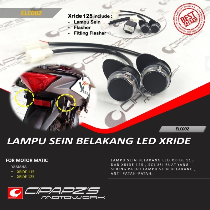 Lampu Sein Belakang LED Pnp Xride 115 - xride 125