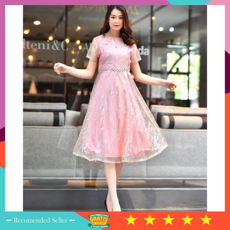 Baju Lebaran Natal Tahun Baru Murah Cantik Anggun Elegan / NATALIA TERBARU DRES KEBAYA / Kebaya Brok