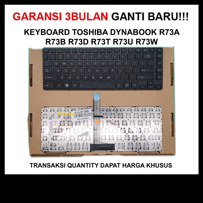 Keyboard Toshiba Dynabook R73W R73A R73B R73D R73T R73U .