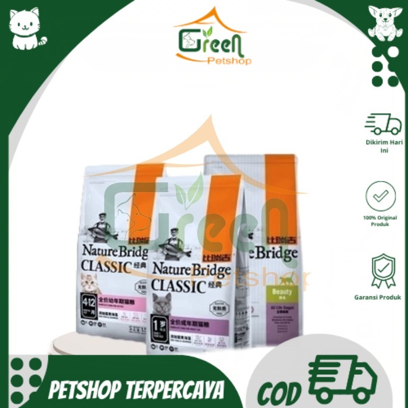 

Makanan Kucing NatBrid Beauty All Life 1.5Kg