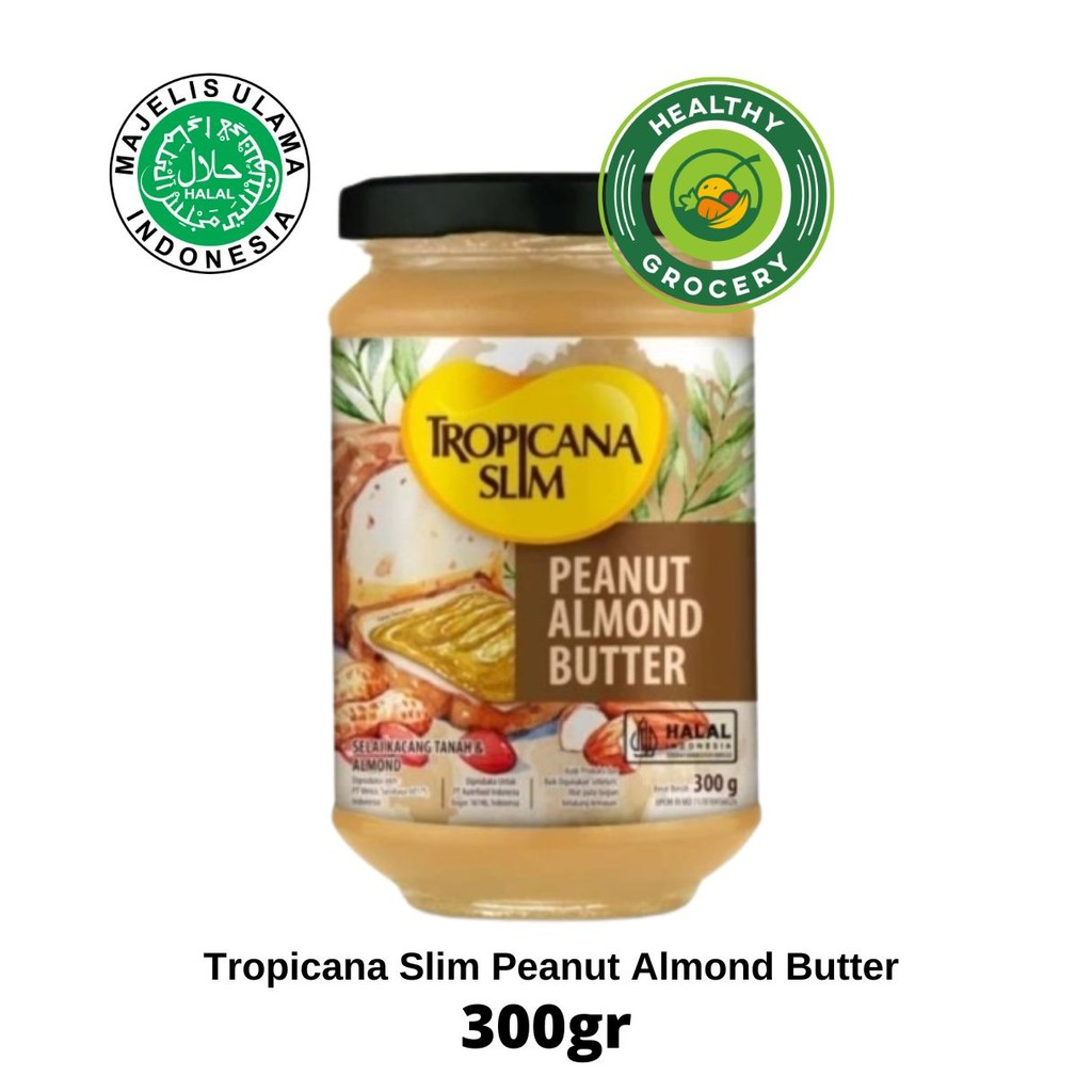 

Tropicana Slim Peanut Almond Butter 300gr
