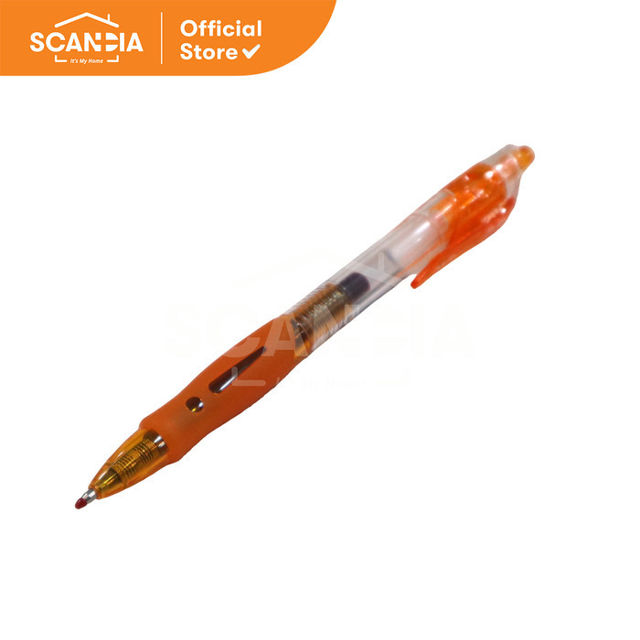

SCANDIA Pulpen Gel Pen Orange 0.7mm Comfort Rubber Grip (00013683)