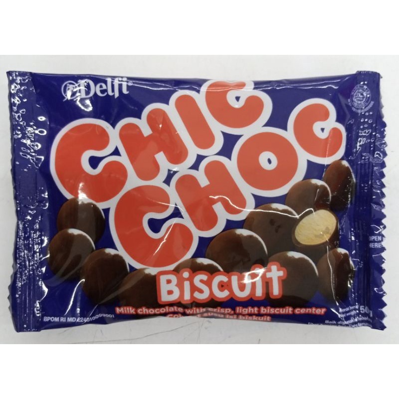 

Cokelat Biskuit Delfi Chic Choc Biscuit 40 Gram