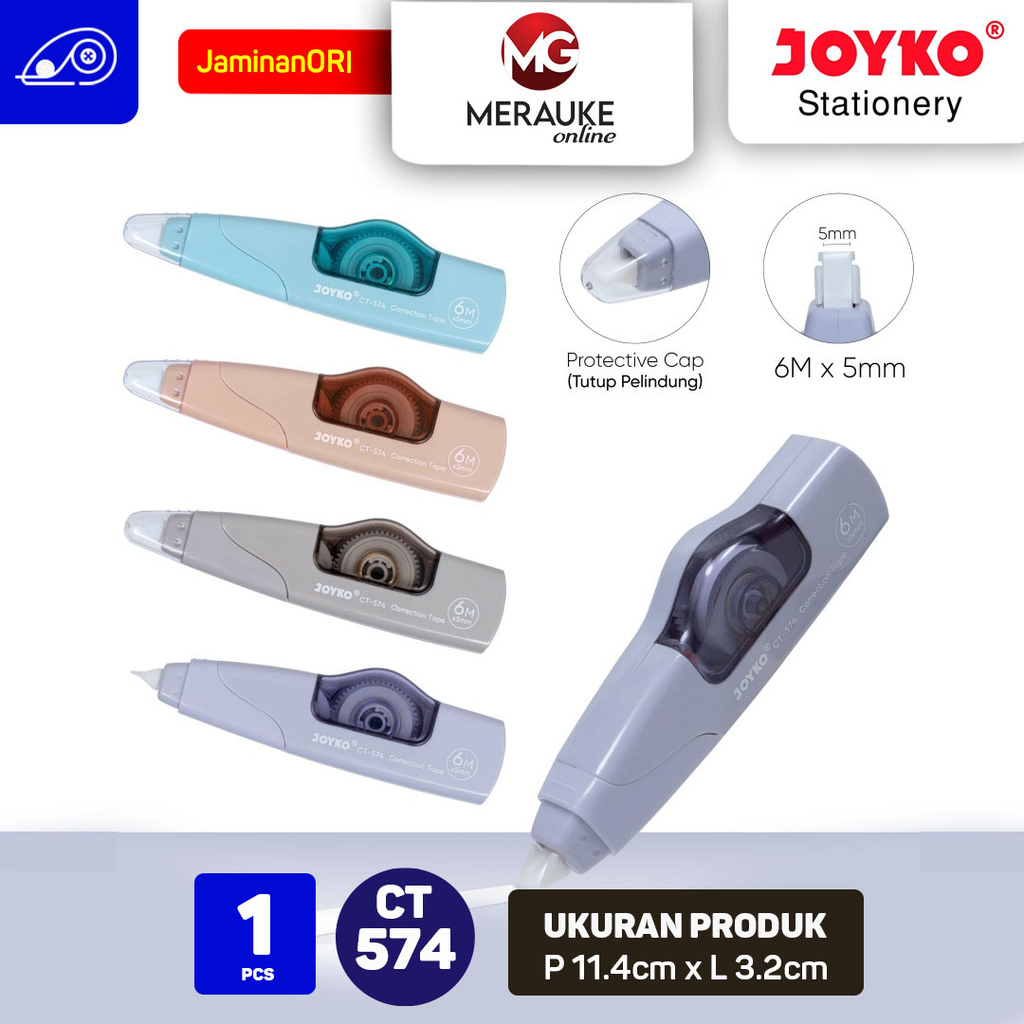 

Joyko Pita Koreksi Correction Tape Tip Ex CT 574