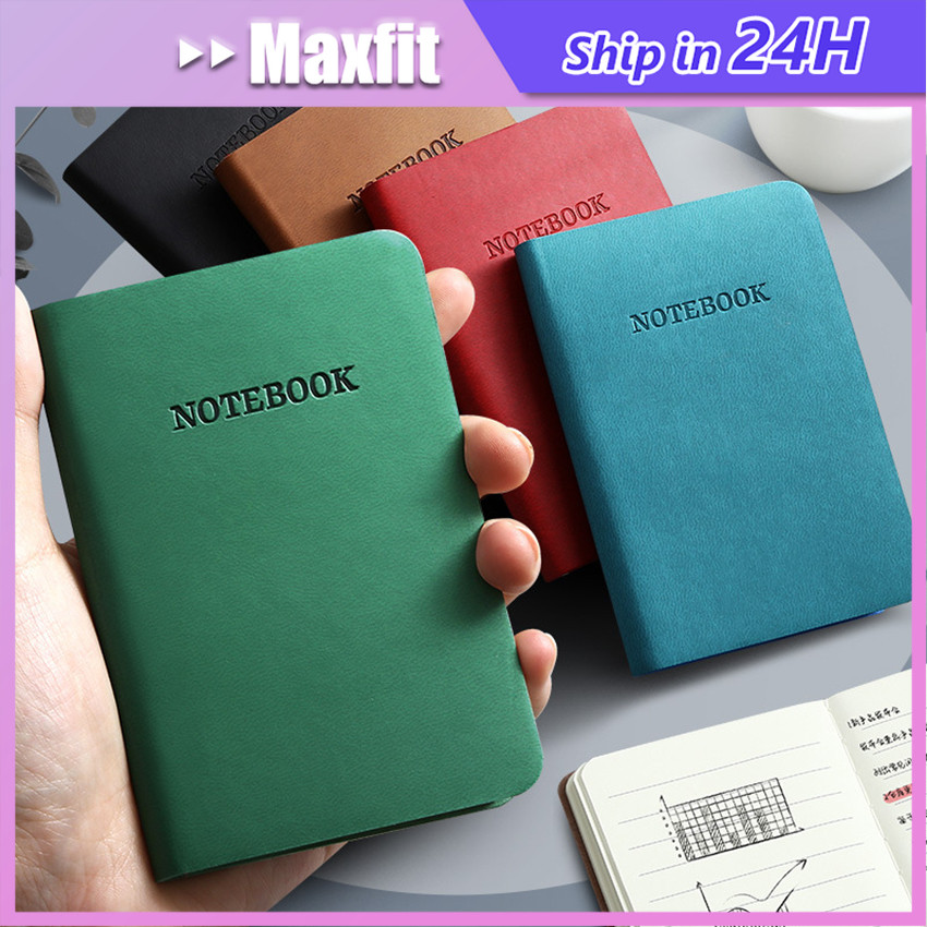 

Notebook Mini Pocket A7 Kulit Hardcover Buku Diary Catatan Kecil Book Aesthetic Portable Buku Tulis 100 Lembar