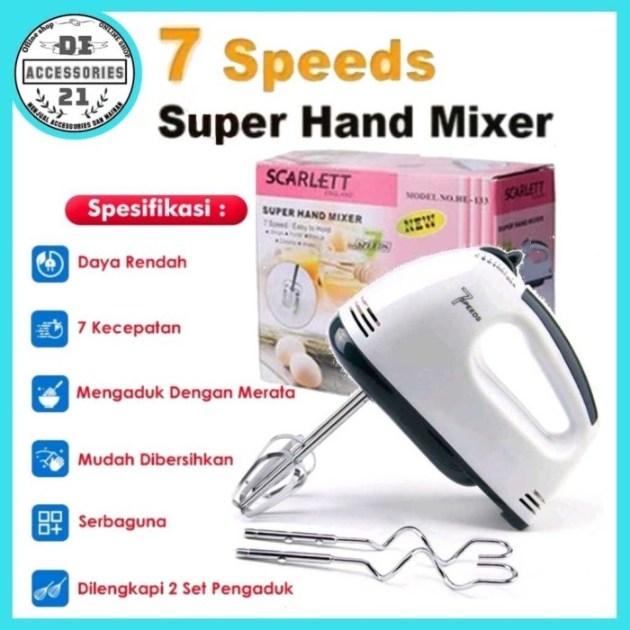 MIXER HAND SUNGLASS / HAND MIXER SCARLETT / YUMMI MIXER TANGAN