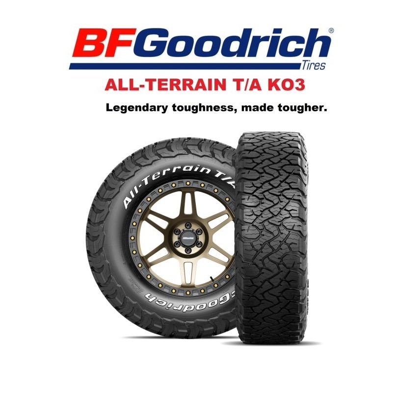 Ban BFGoodrich ALL TERRAIN T/A KO3 285 70 R17 BFG Mobil Rubicon Wrangler JK JT JL Hilux Land Cruiser