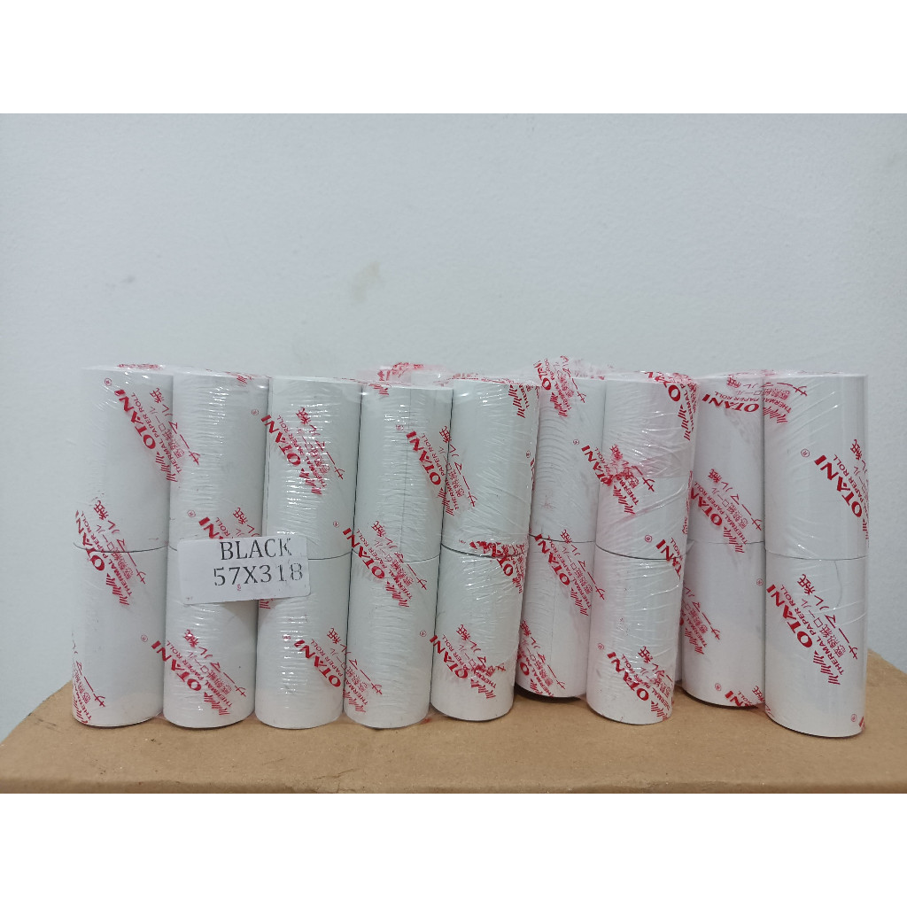 

Kertas Struk Thermal Mobile Printer 57x31 CORELESS, Merk Otani, 1 dus Isi 100Roll