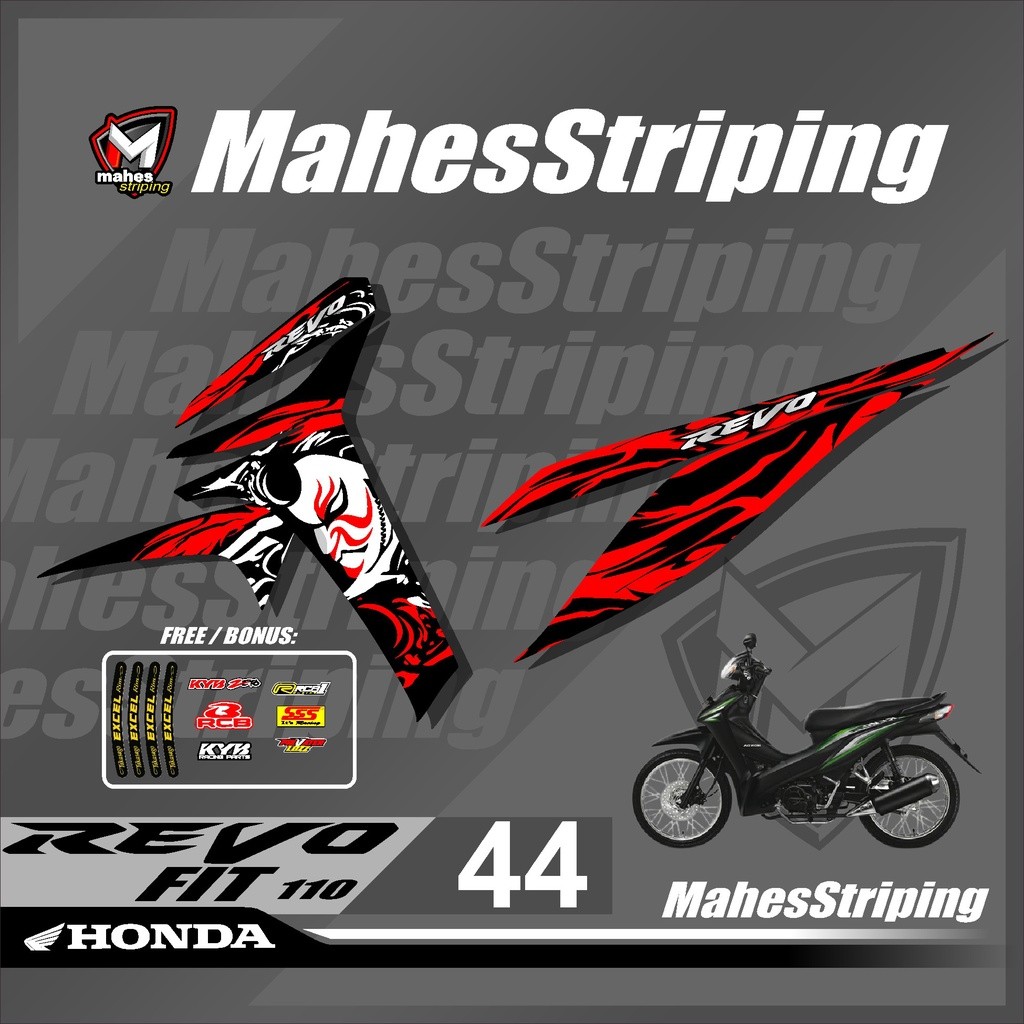 STICKER STRIPING REVO FIT 2020 2021|  STRIPING VARIASI REVO FIT TERMURAH TERLARIS