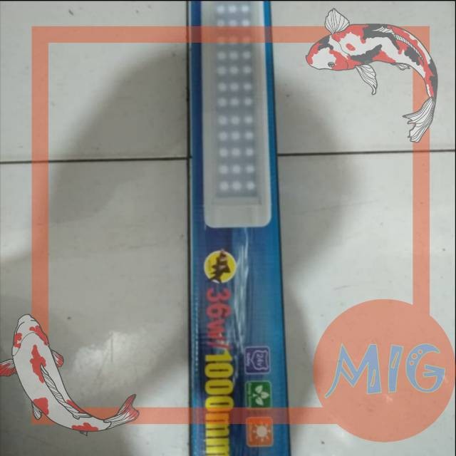 Aquarium aquascape lampu led gantung exclusive RECENT RCG 1018 UK 100 CM 1 METER