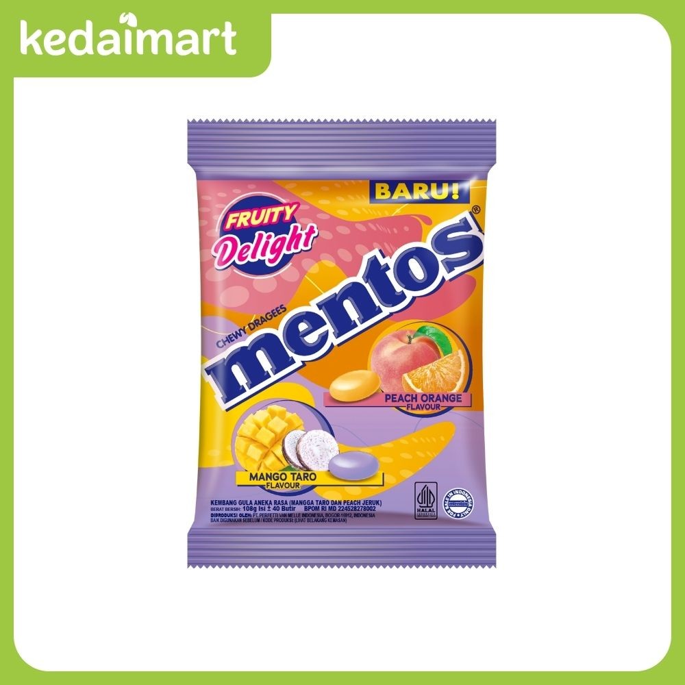 

Mentos Fruity Delight Bag 108 Gram