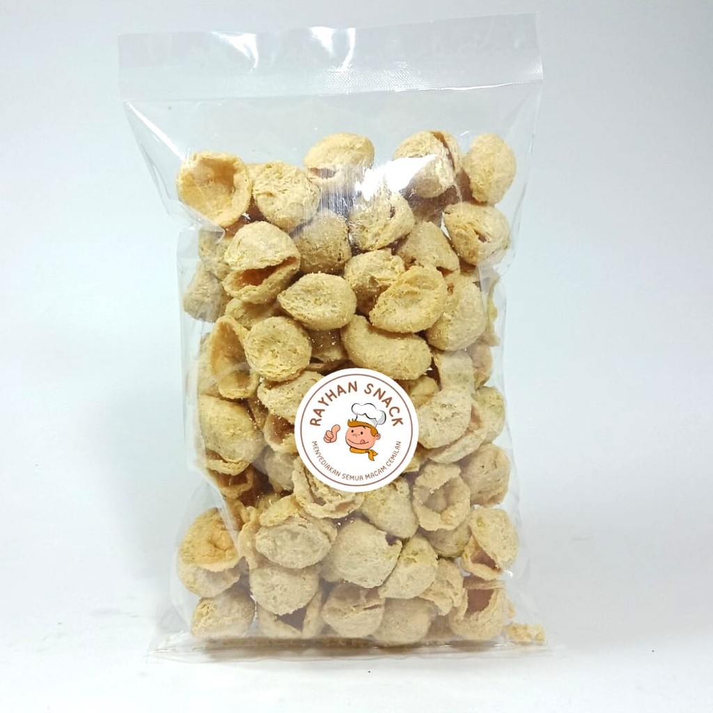 

Keripik Tahu Bulat Kulit Tahu Walik Gurih isi 250 Gram