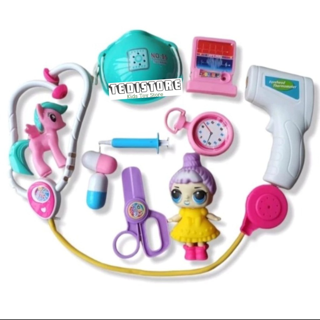 ( BISA COD ) PROMO Mainan Anak Dokter Set / Dokter Set Karakter LOL MO 04
