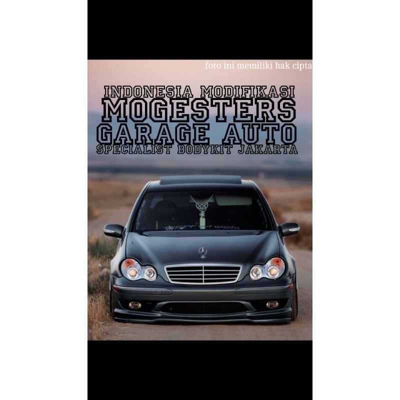 bemper bumper MercedesBenz Merci Mercy W203 AMG mata kacang bodykit
