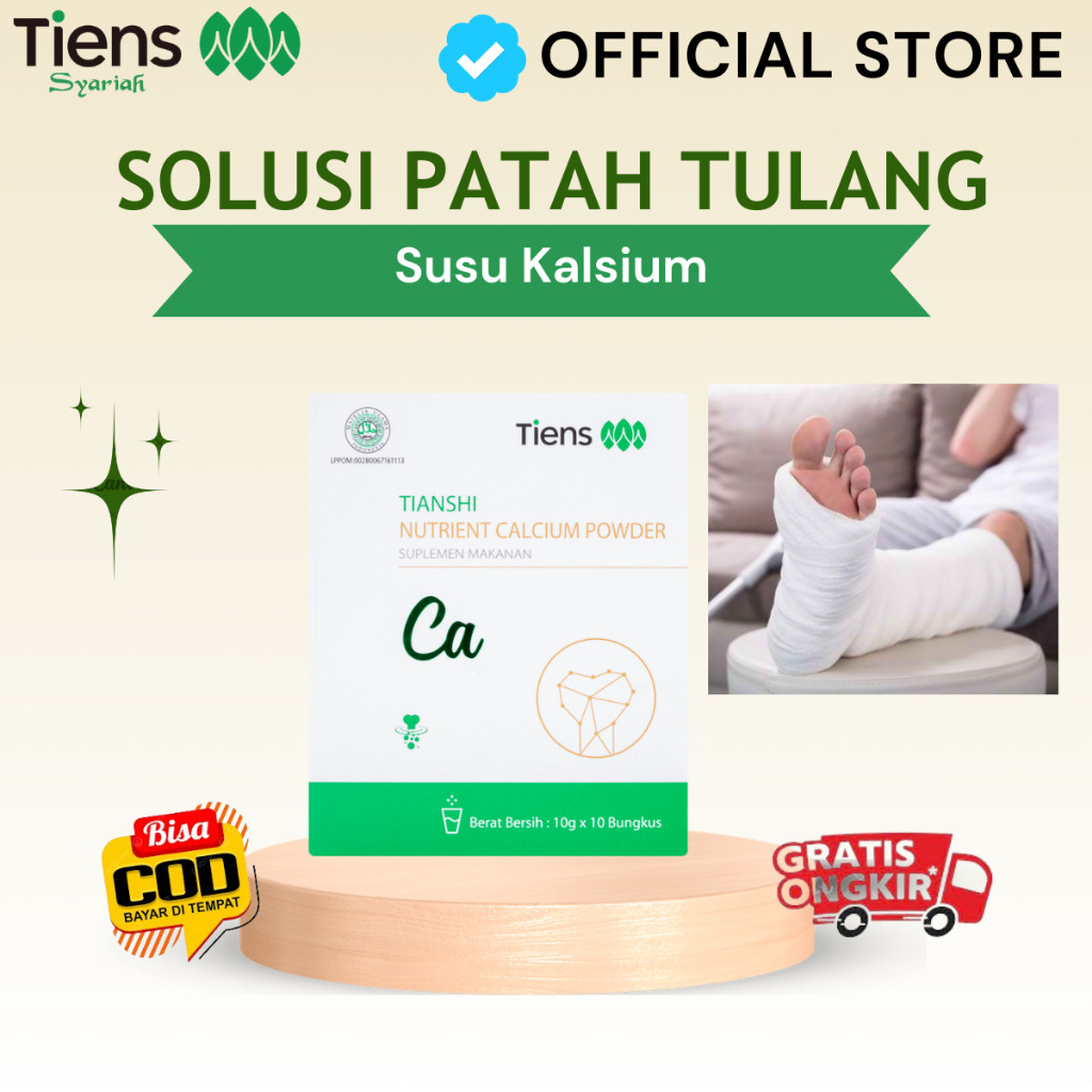 Susu Tiens Untuk Patah Tulang Original Kalsium Tianshi Nutrient Calsium Calsium Powder Bubuk 1 Box I