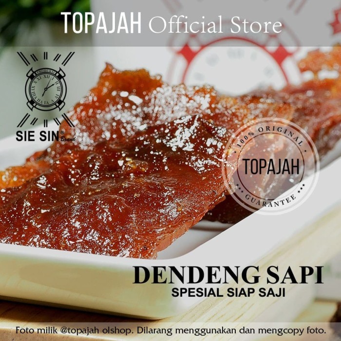

Dendeng sapi matang ”SIE SIN” 250gr HALAL.