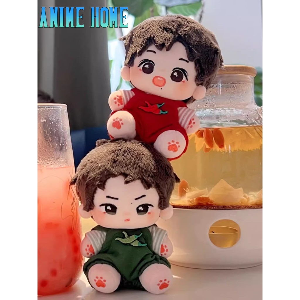 Plushie Wang Yibo Xiao Zhan Idol Star 10cm Doll Toy Body Plush Pendant Cosplay Original The Untamed 