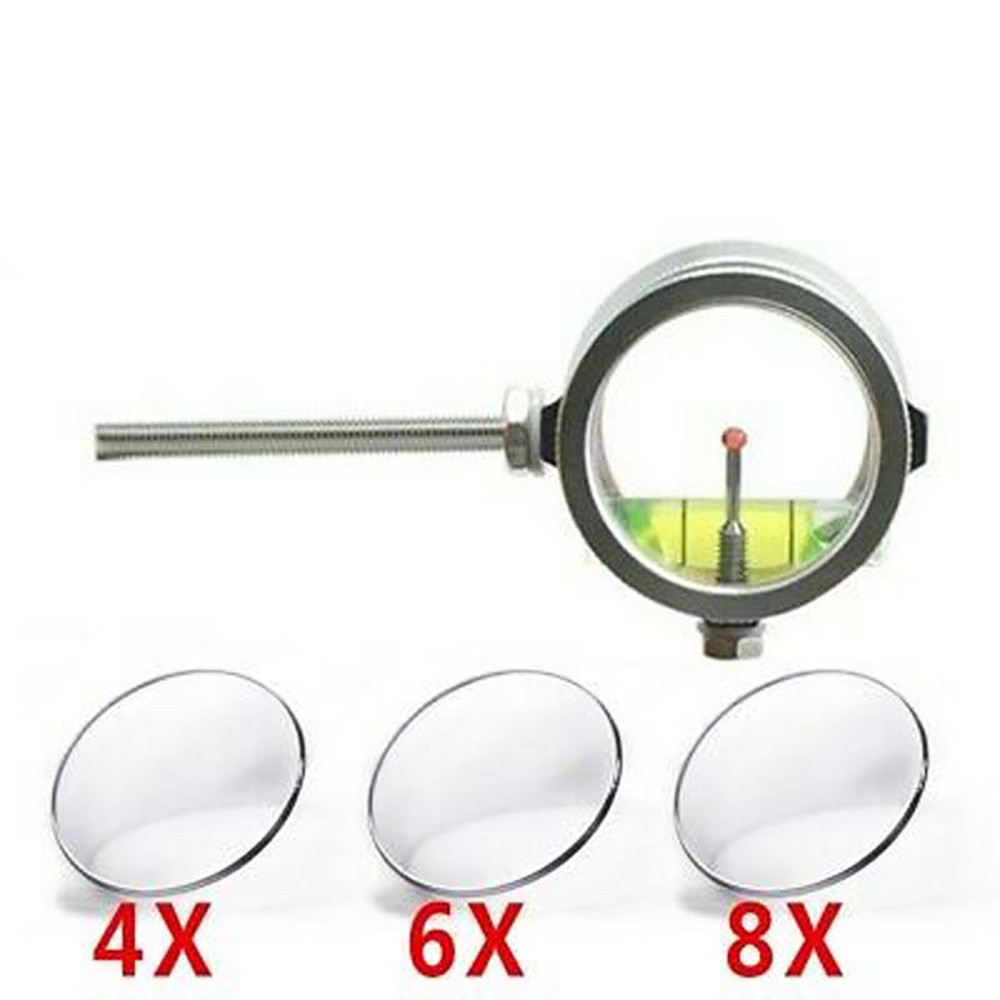 1pc Archery Compound Bow Sight Lens 4/6/8X RAINBOW/TOPVIEW Aiming Scope Magnifier Replace Lens Bow S