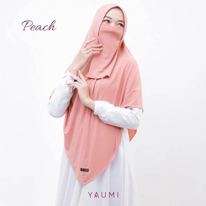 ✨TERLARIS✨ -yaumi - hijab khimar bilqis all size - hijau botol