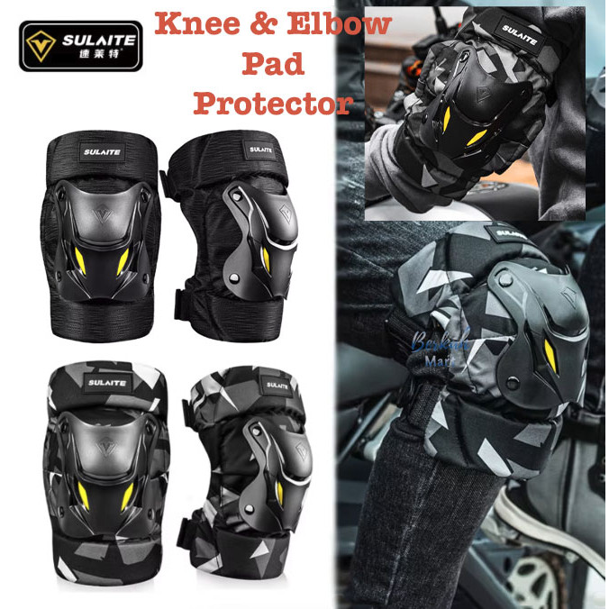 Size Big Elbow Knee Pad Protector Sulaite Bantalan Pelindung Lutut Dan Siku Perlengkapan Aksessories