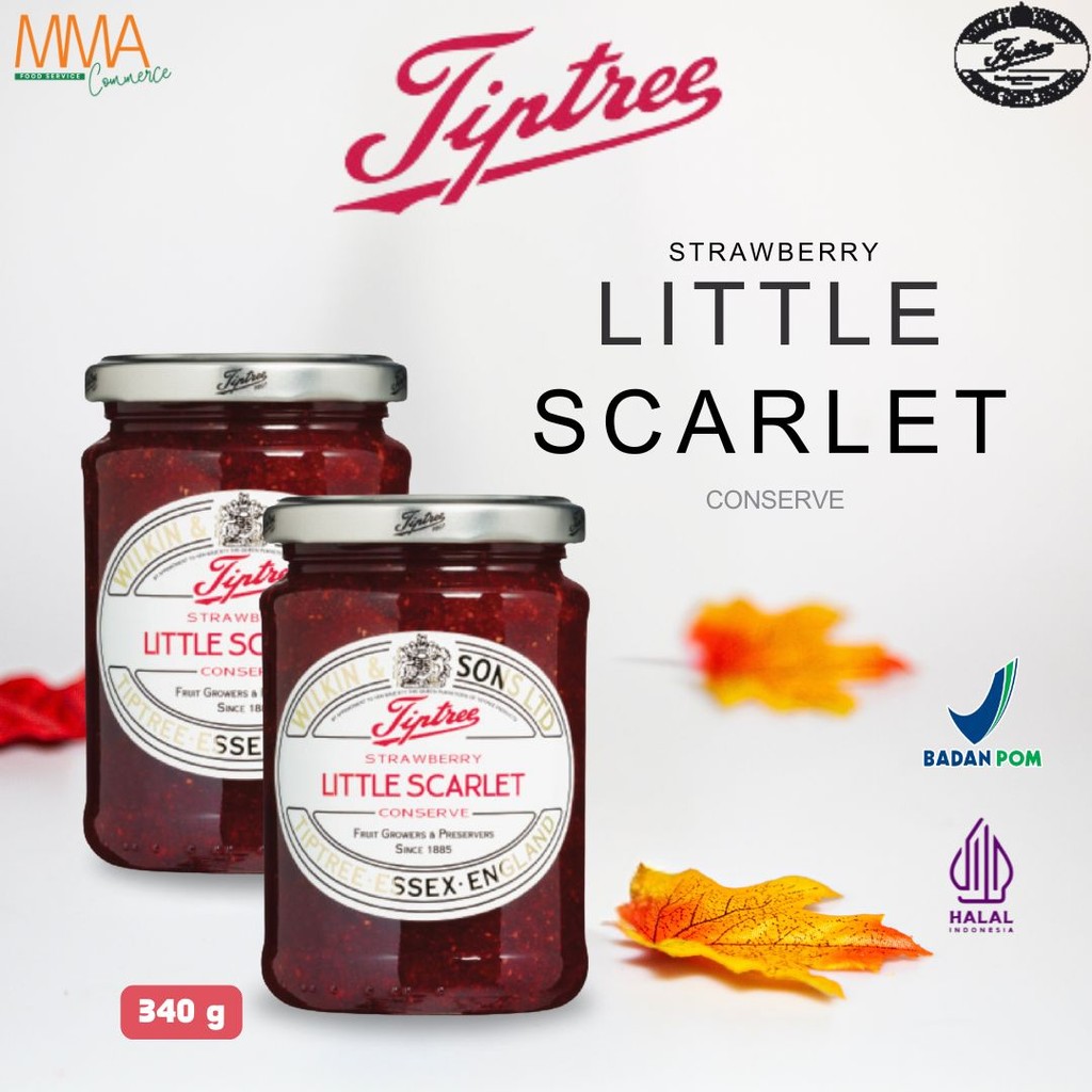 

TIPTREE Little Scarlet Strawberry Conserve Jam 340g Selai Strawberry / Selai Buah Stroberi