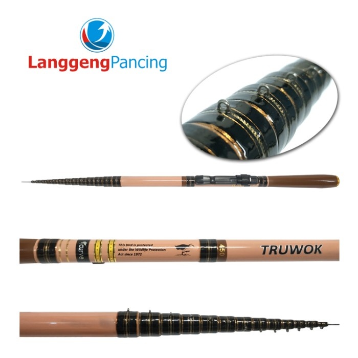 Joran tegek curve truwok modif kolong - 180