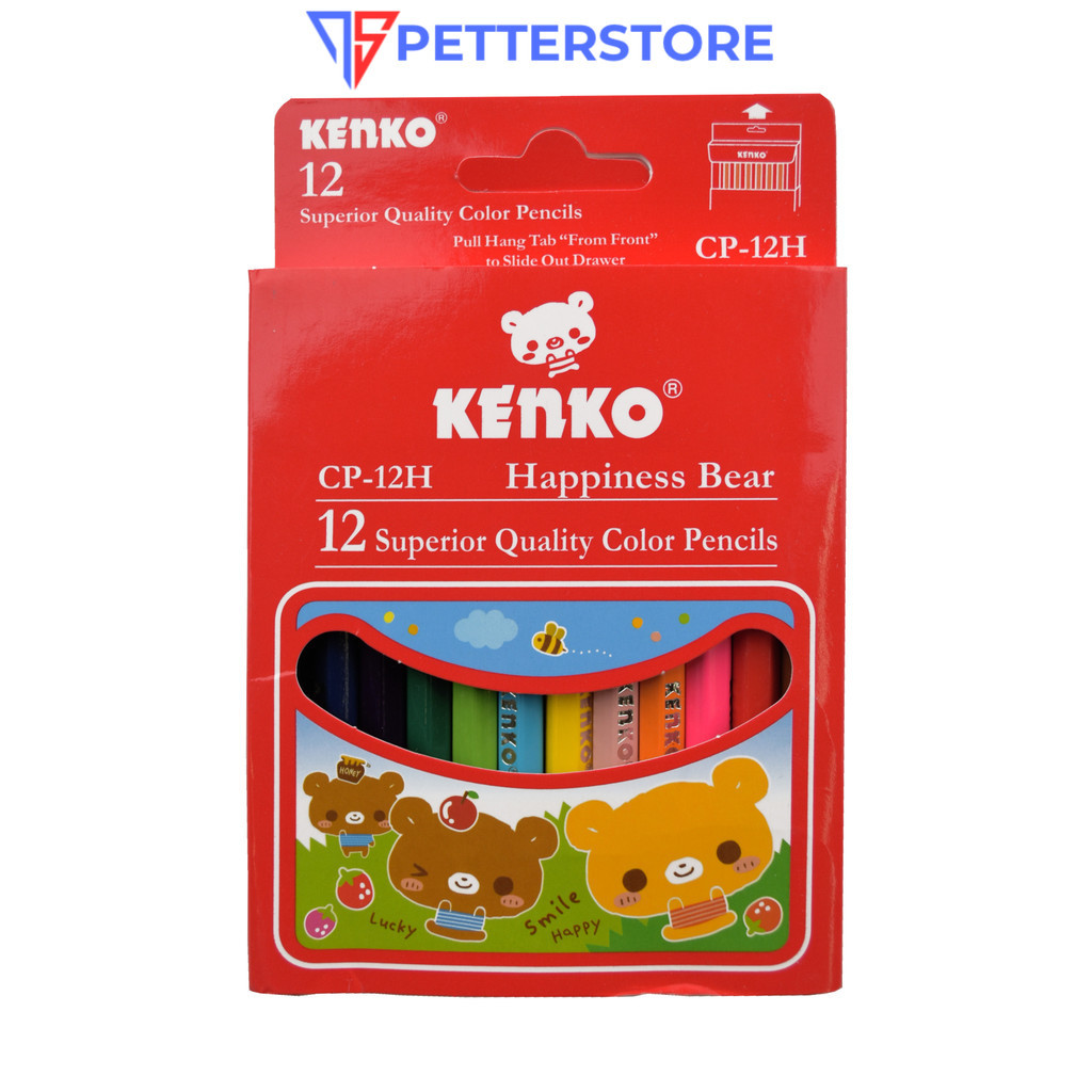 

PENSIL WARNA KENKO CP 12H PENDEK